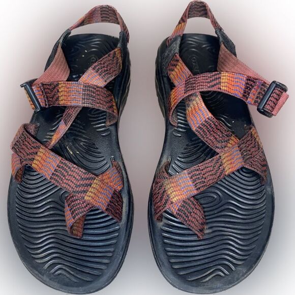 Chaco Womens Size 8 Z Cloud 2 Sandals Multicolor Geometric Print - Picture 1 of 5